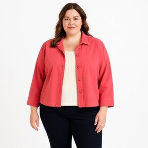Lane Bryant Jacket Peach 18